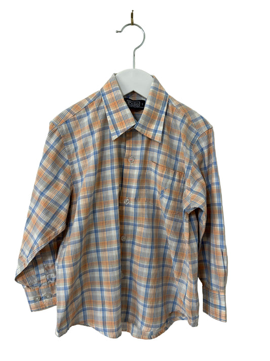 Branded Polo - Check Shirt (4-5)