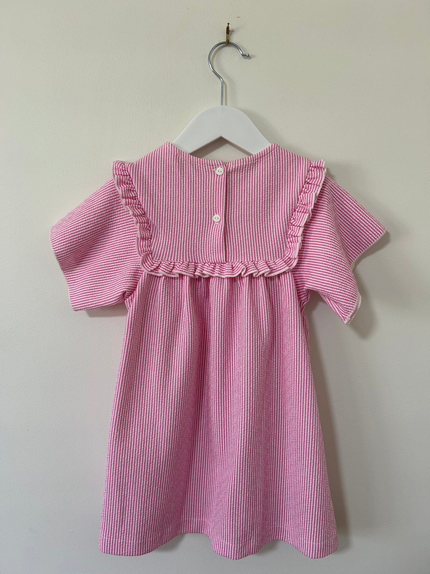 Zara - Pink Pinstripe Dress (3-4)