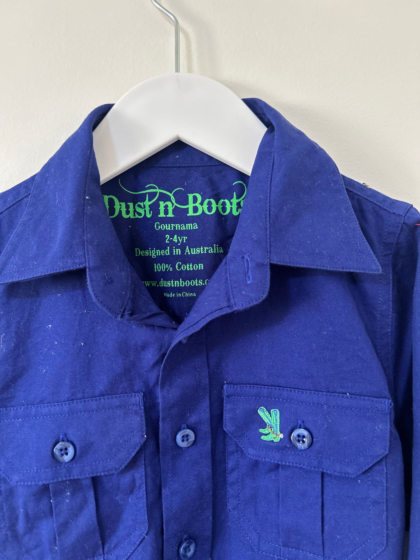 Dust N Boots - Blue Workshirt (2-4)