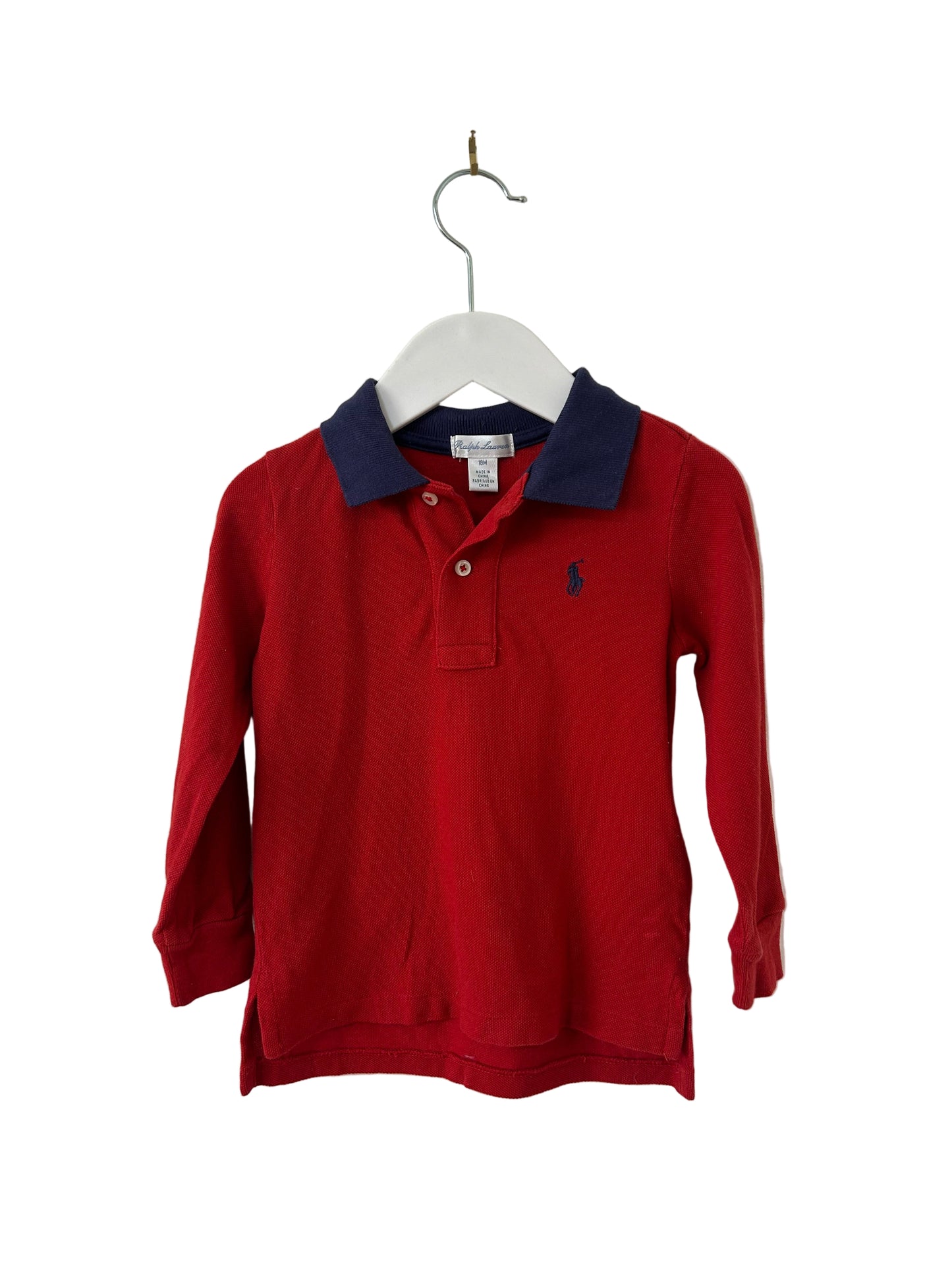 Ralph Lauren - Red/Navy Top (18M)