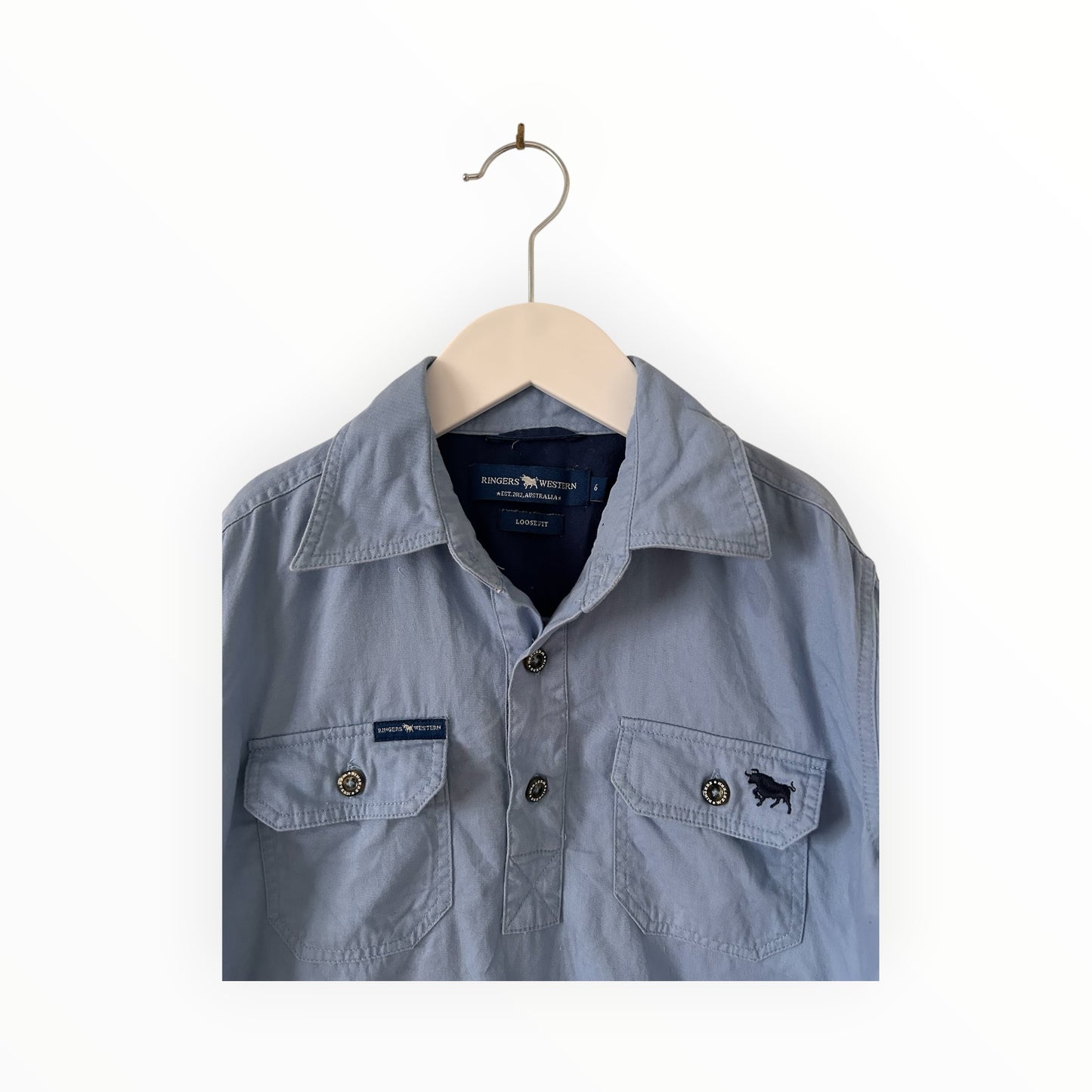 Ringers Western - Blue Workshirt (6)