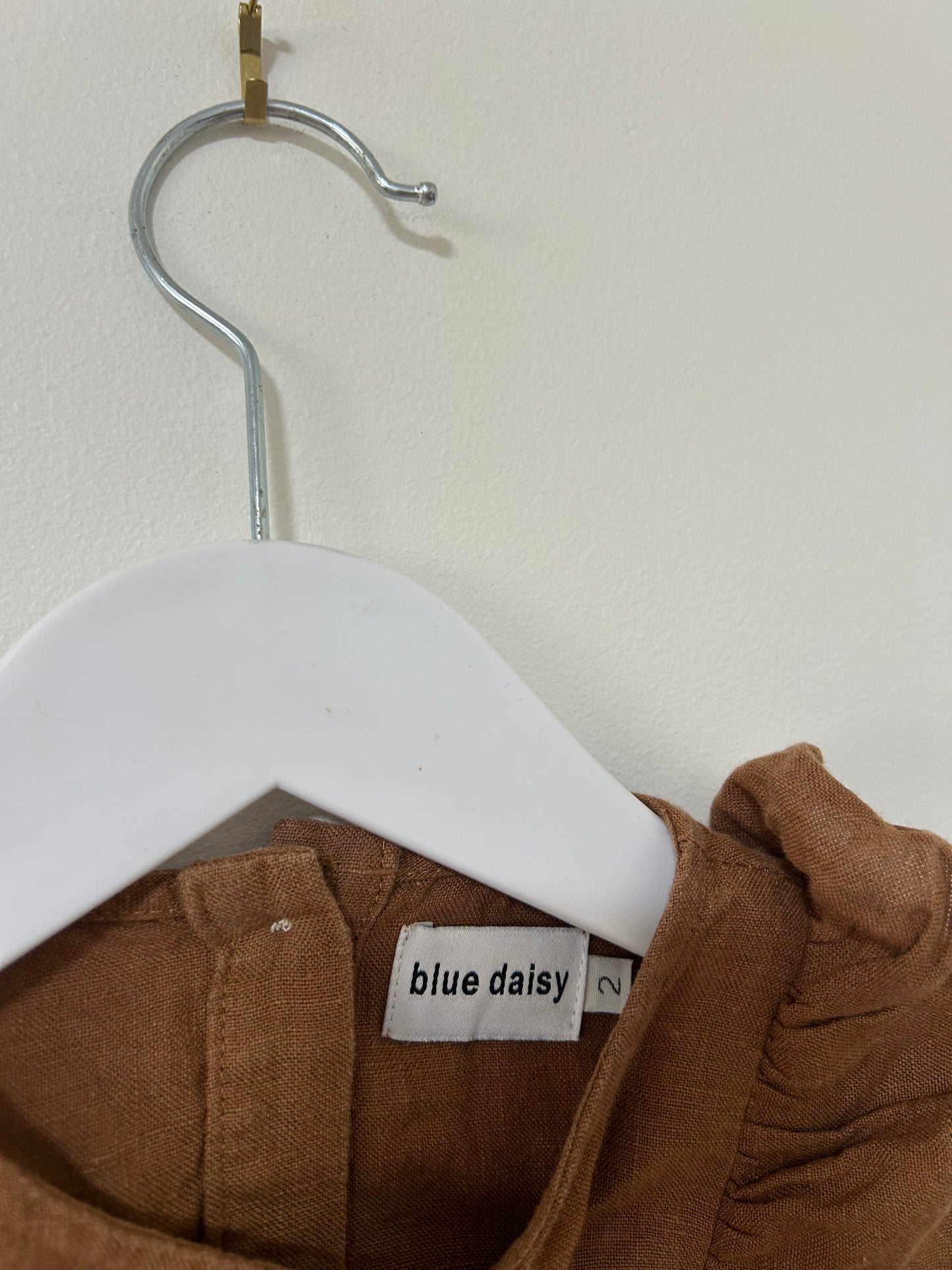 Blue Daisy - Linen Dress (2)