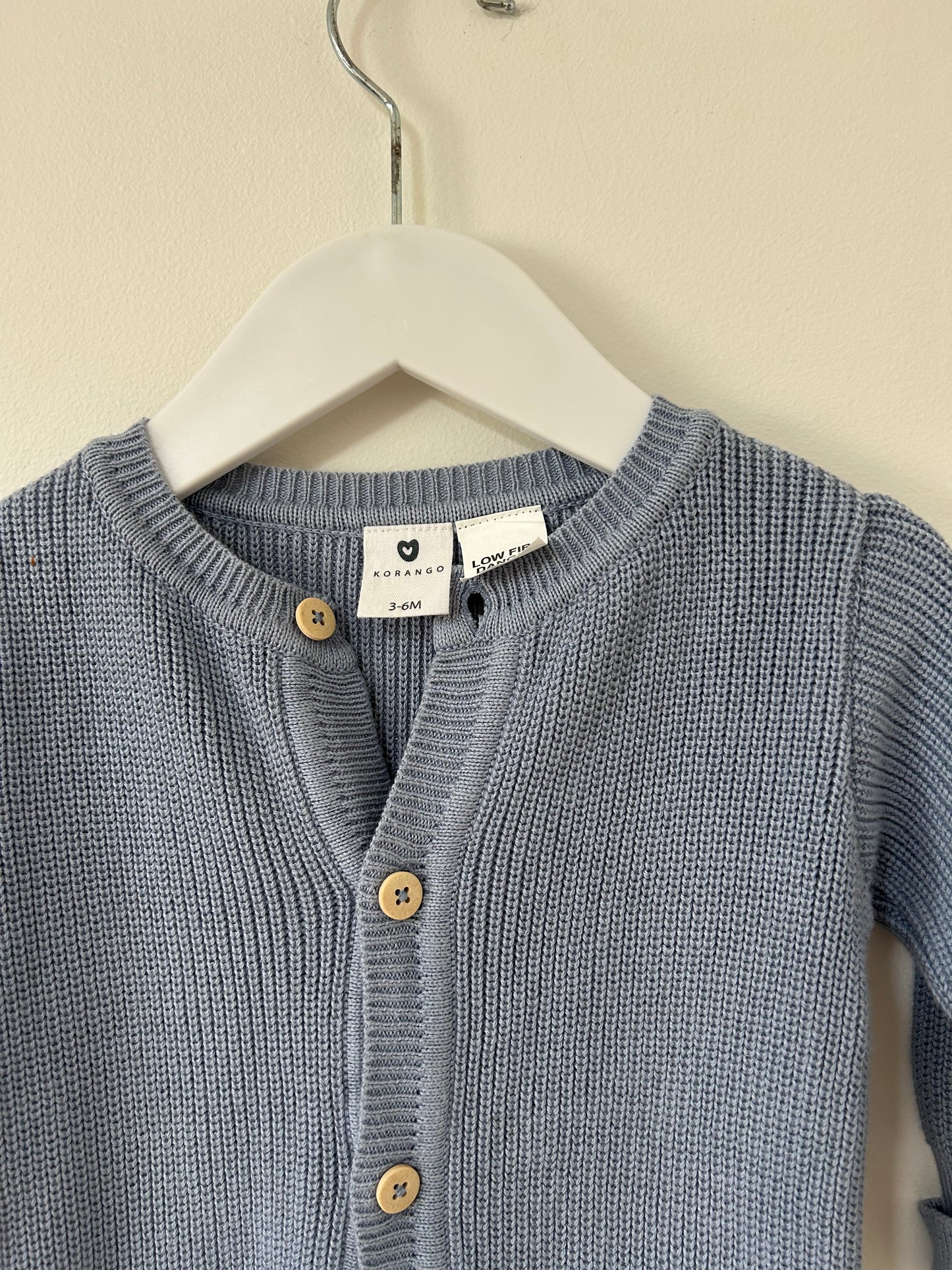 Korango - Blue Knitted Suit (3-6)
