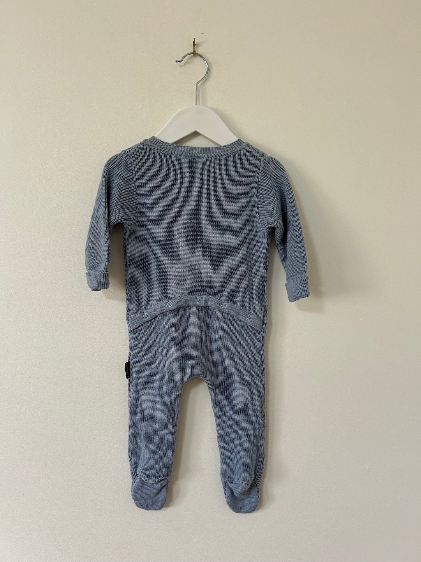 Korango - Blue Knitted Suit (3-6)