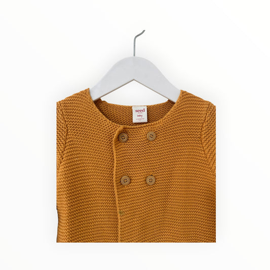 Seed Heritage - Mustard Cardi (12-18M)