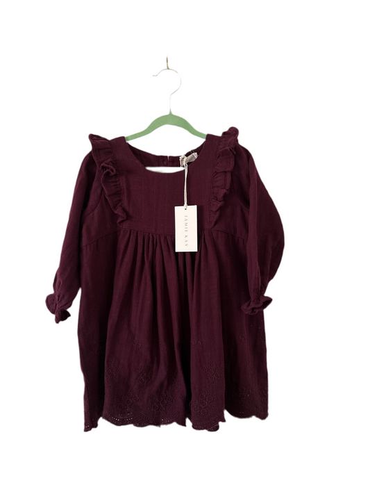 Jamie Kay - Plum Muslin Dress (2)