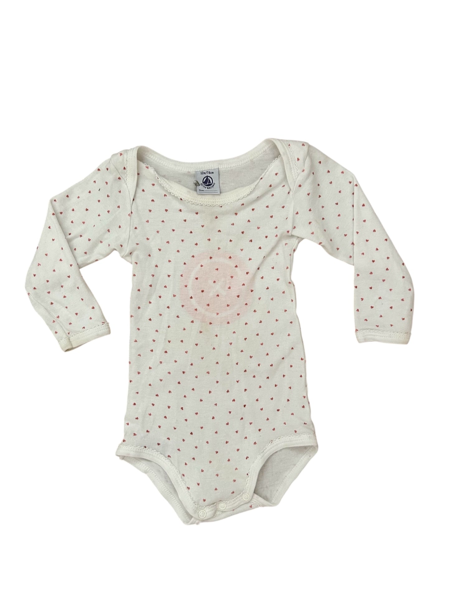 Petit Bateau - Heart Bodysuit (12)