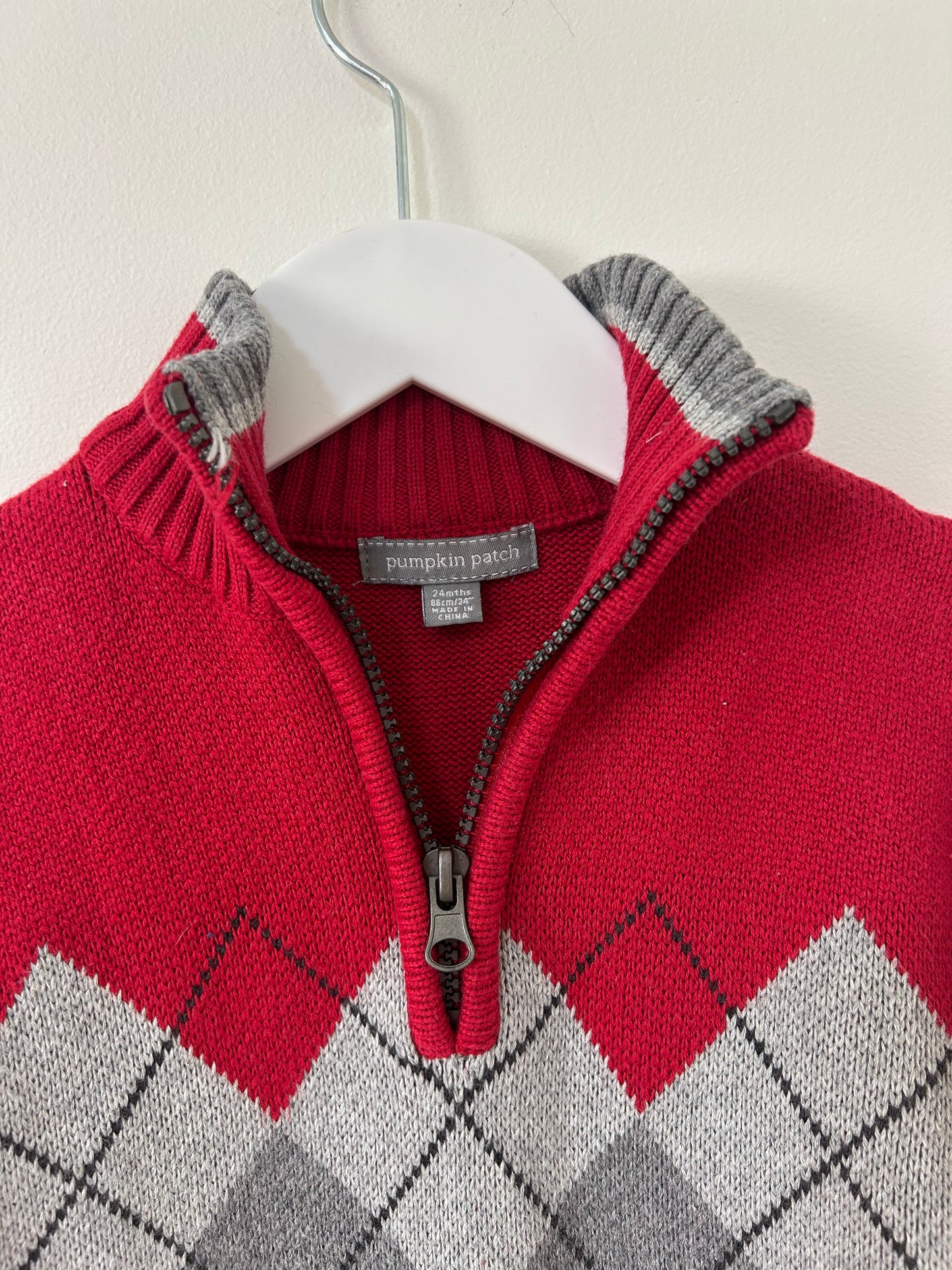 Pumpkin Patch - Zip Jumper (24M)