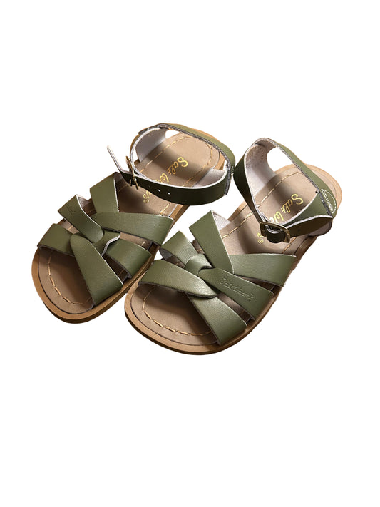 Saltwater - Khaki Leather Sandals (10)