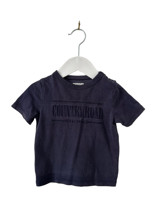 Country Road - Navy Tee (12-18M)