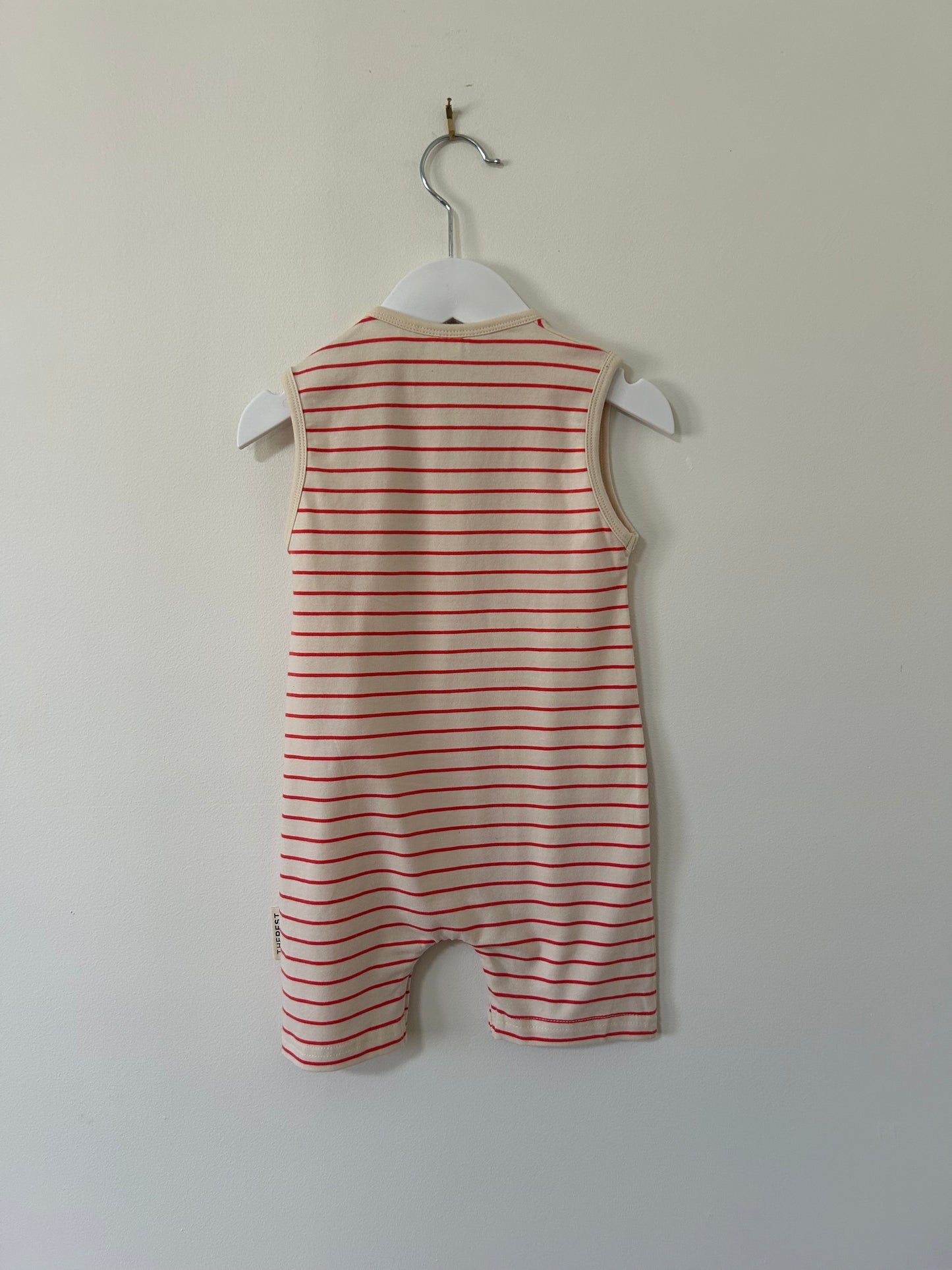The Rest - Summer Romper Tigerlily Stripe (12-18M)