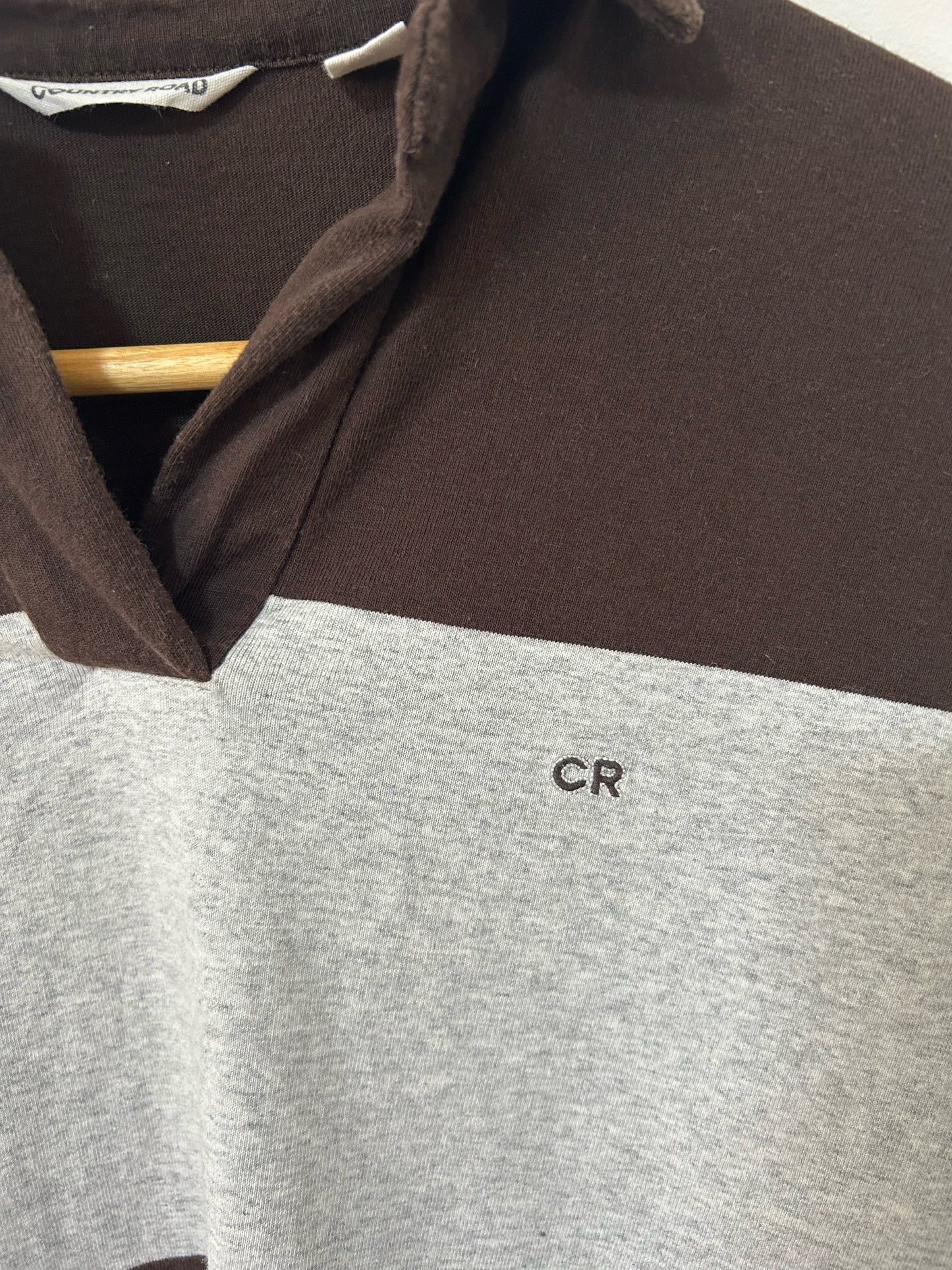 Country Road - Brown/Grey Stripe Jumper (10)