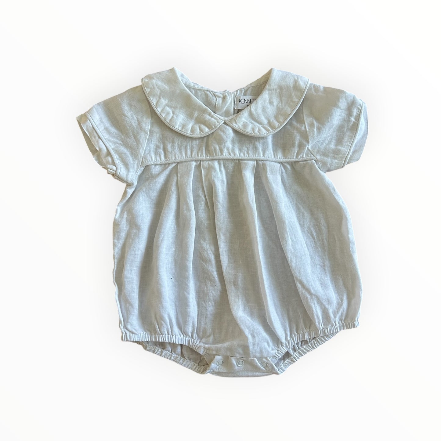 Kennedy The Label - White Linen Romper (6M)