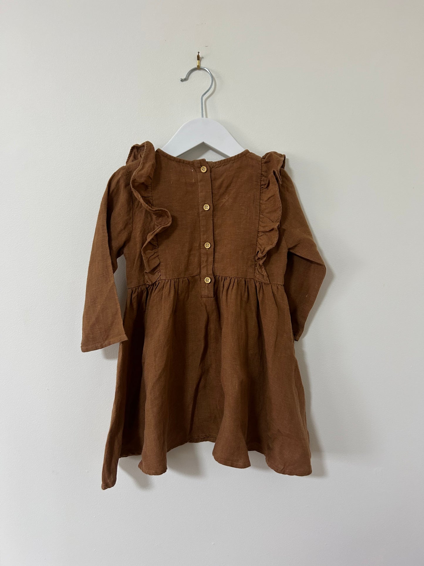 Blue Daisy - Linen Dress (2)