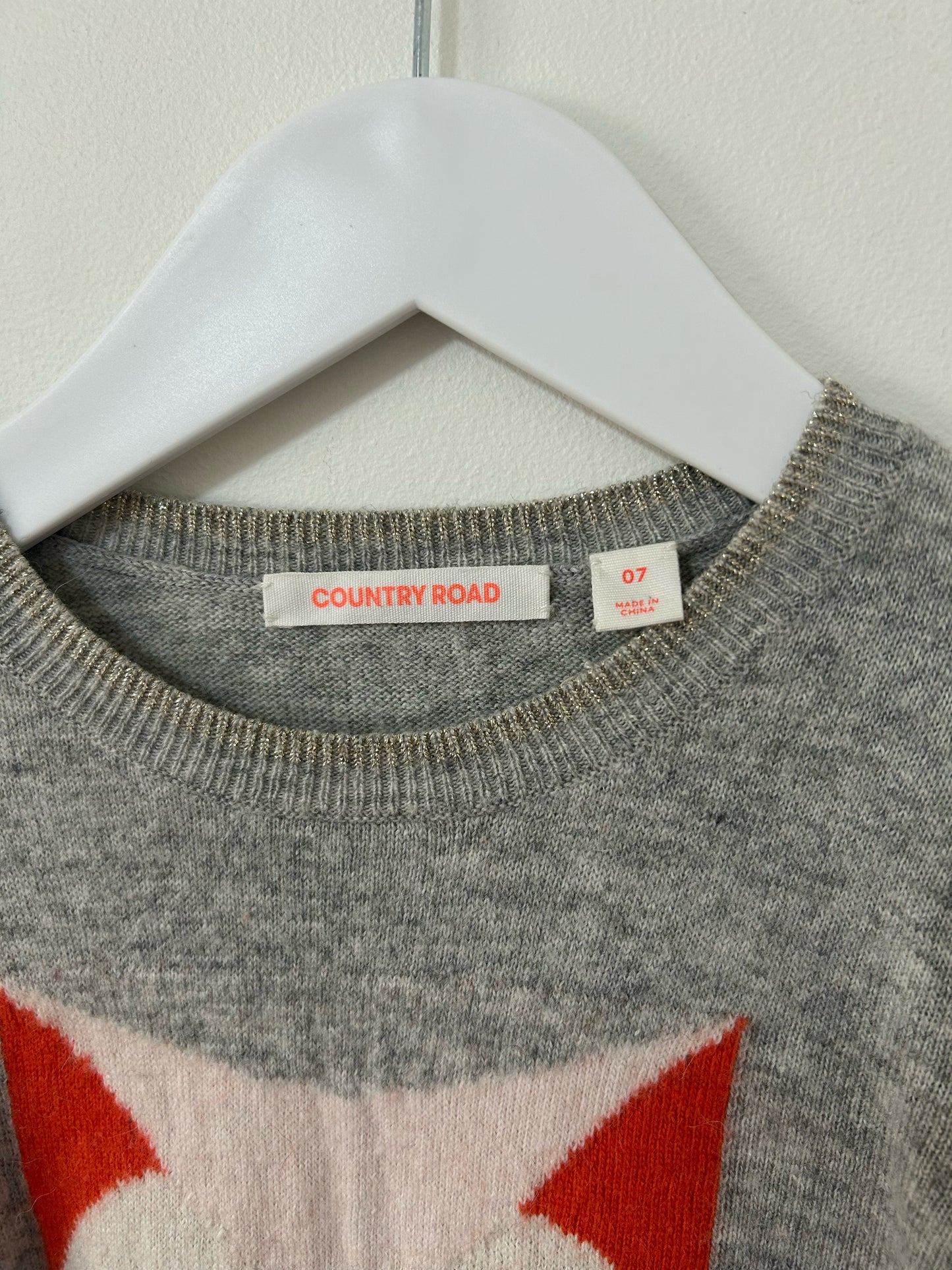 Country Road - Grey Owl Wool Blend Jumper (07)