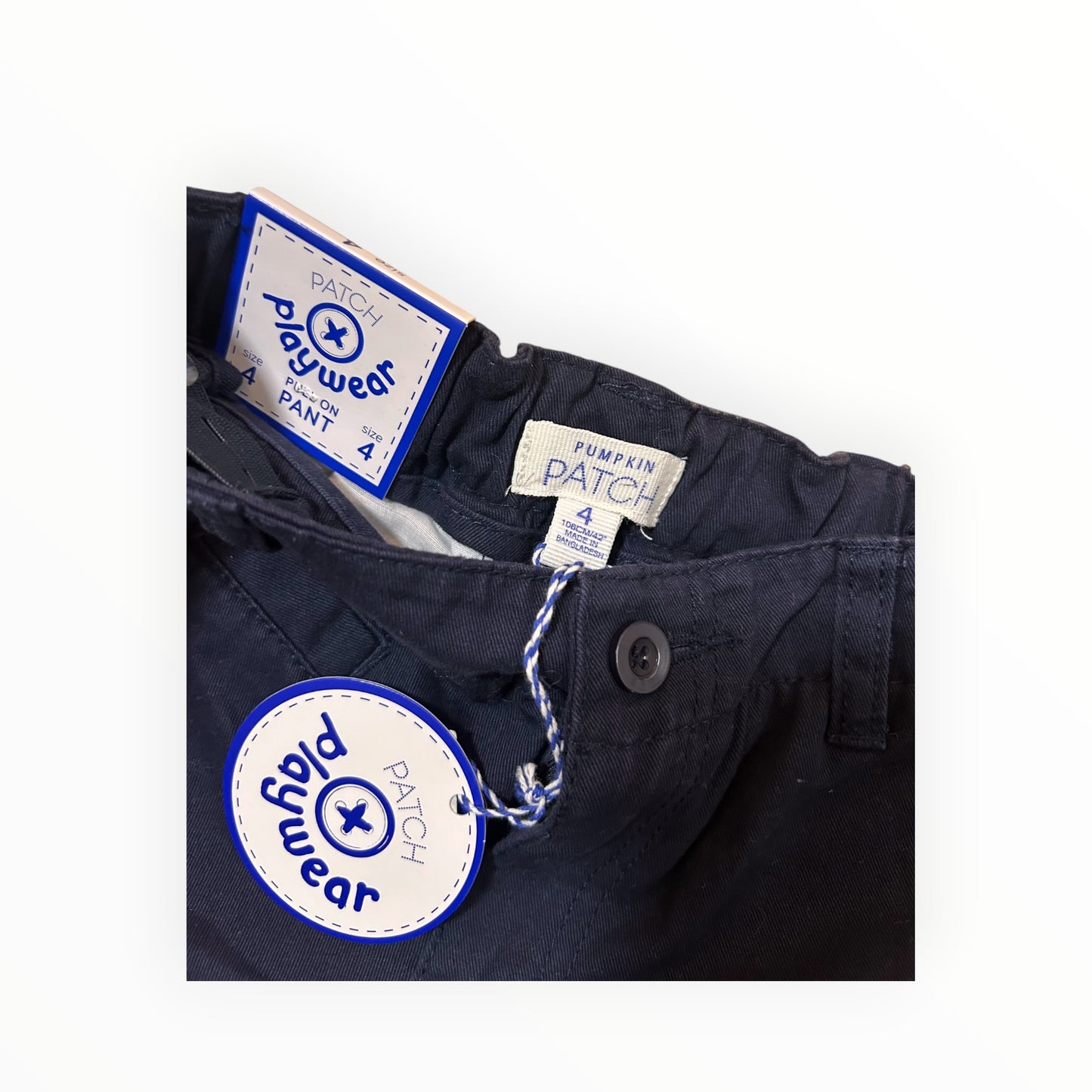 Pumpkin Patch - Navy Pull On Chinos (4)