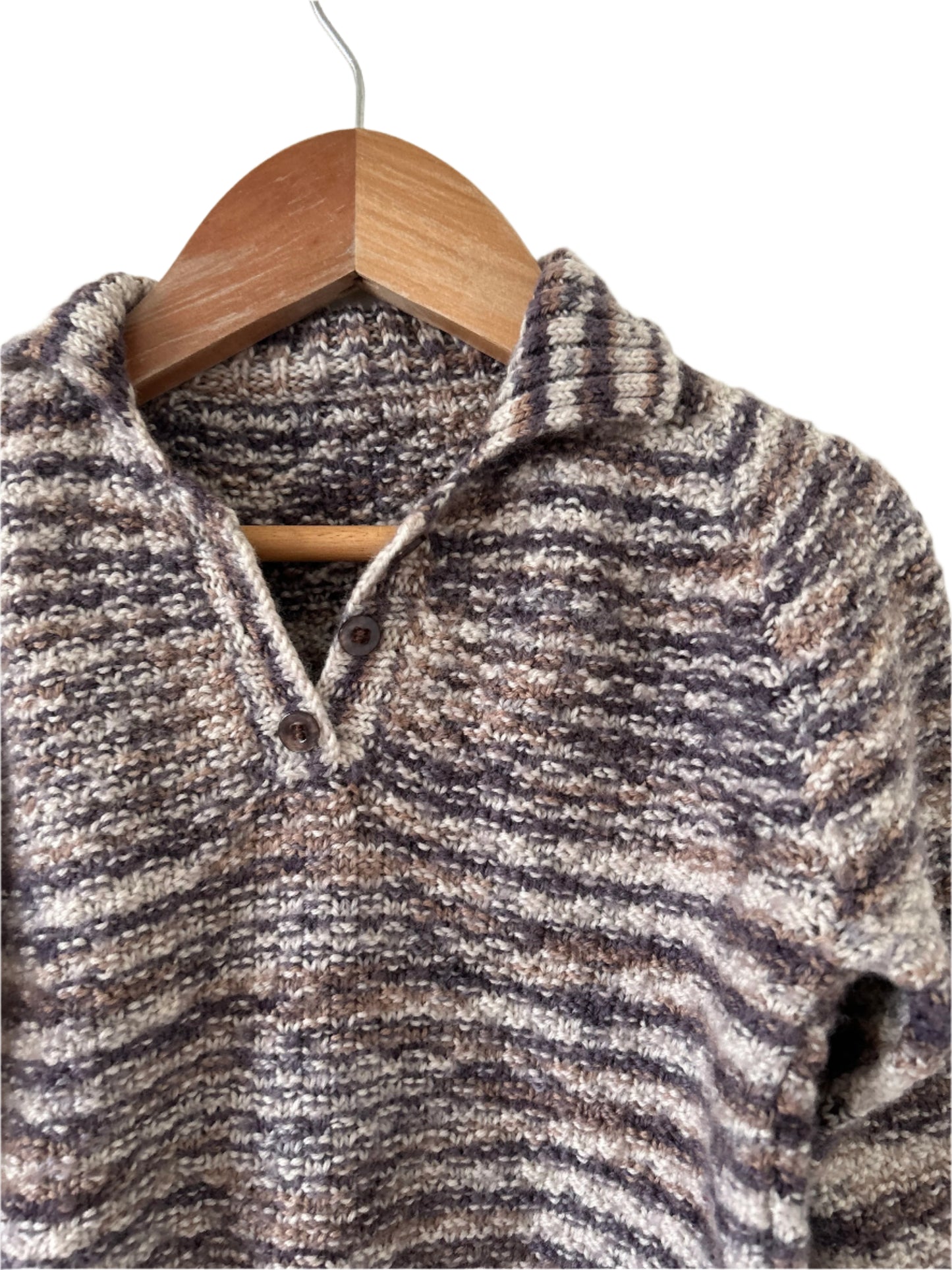 Hand Knit - Collared Jumper (2)