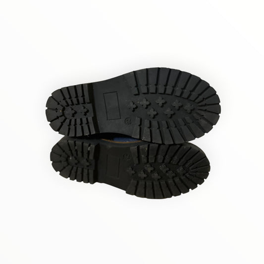 Mini Boden - Navy Leather Boots (28)