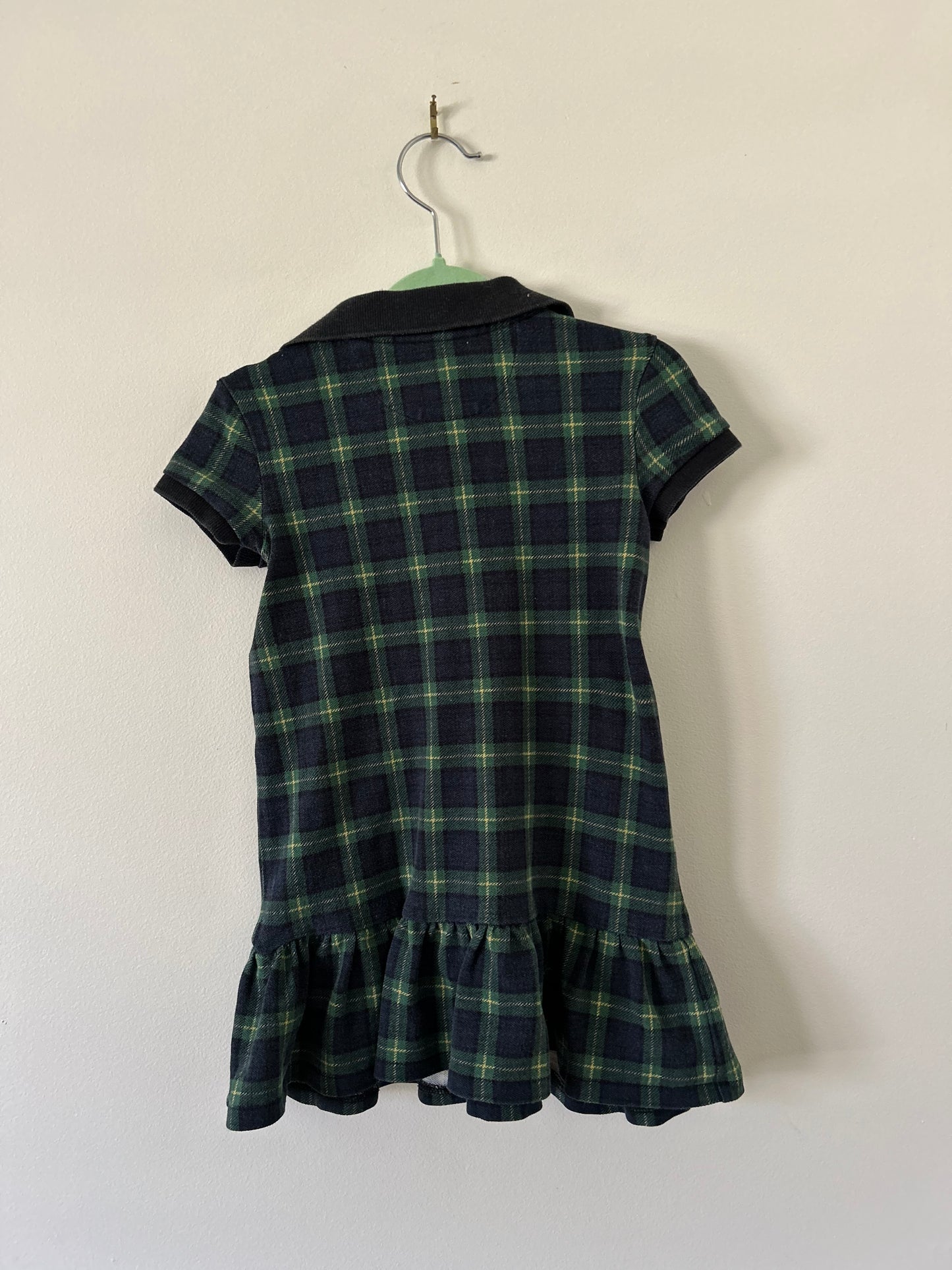 Polo Ralph Lauren - Green Tartan Dress (2T)
