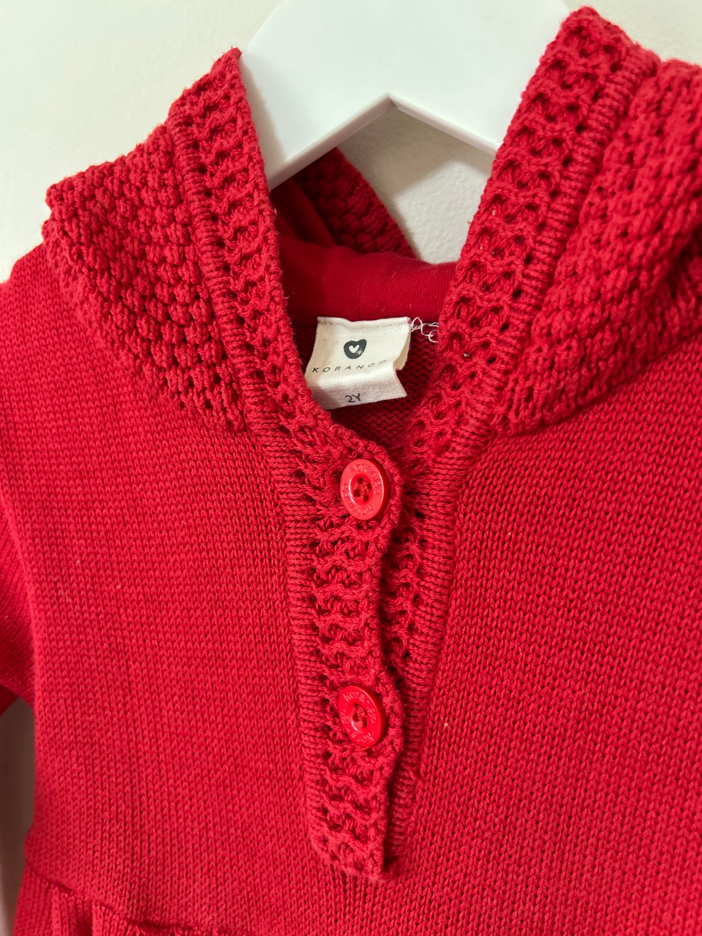 Korango - Little Red Knit Dress (2)