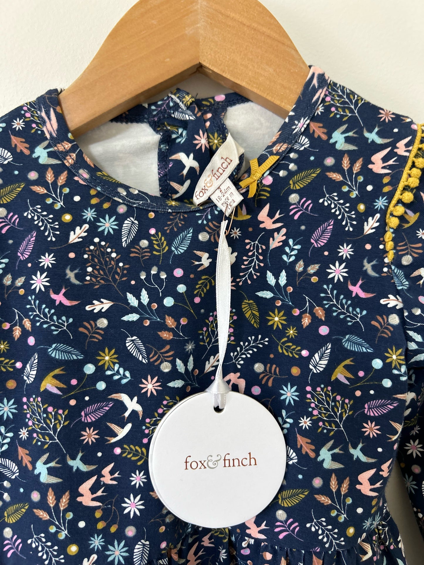 Fox & Finch - Navy Print Dress (2)