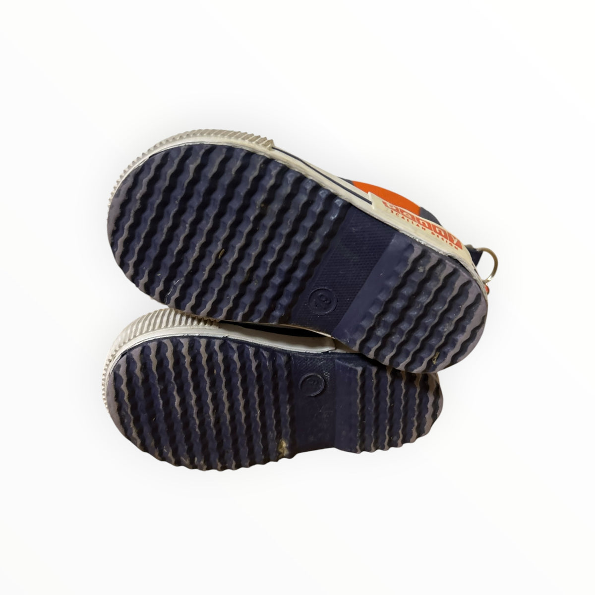 Penny Scallan - Navy/Orange Gum Boots (19)
