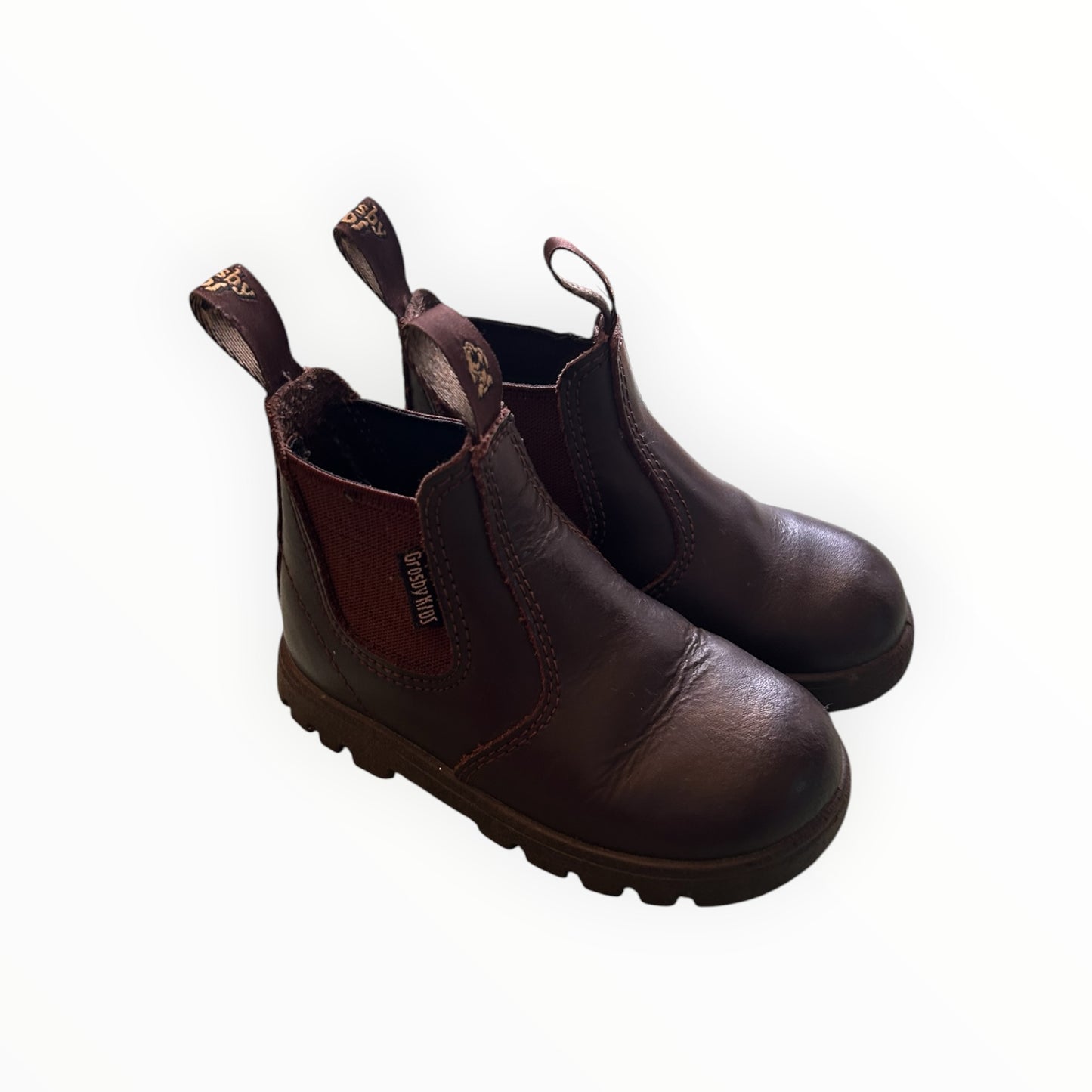 Grosby - Brown Leather Boots (6UK)