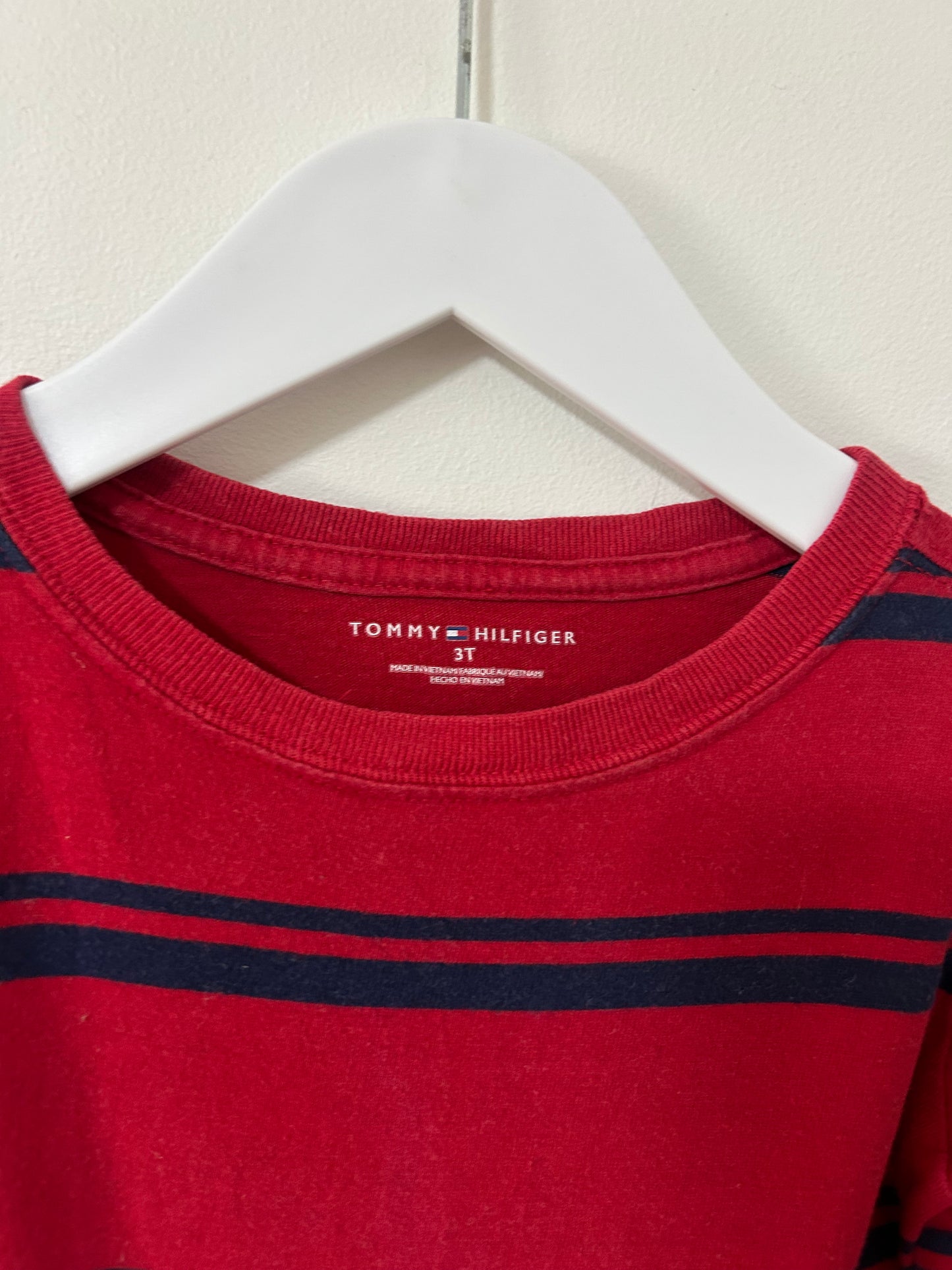 Tommy Hilfiger - Red Stripe Shirt (3T)