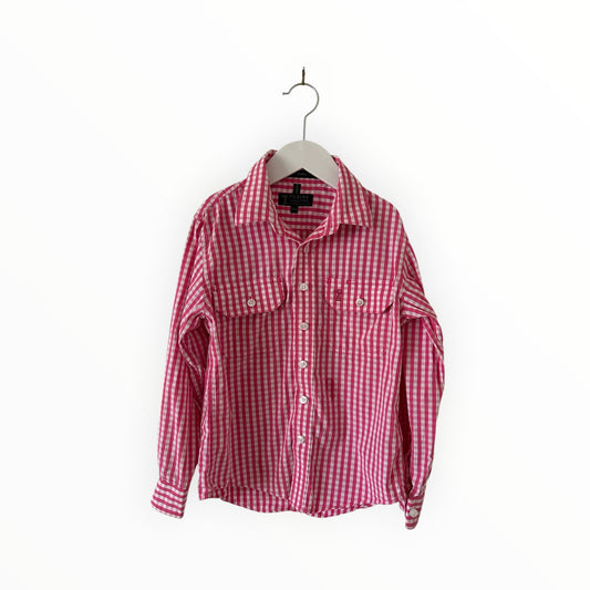 Pilbara Collection - Pink Check Shirt (5-6)