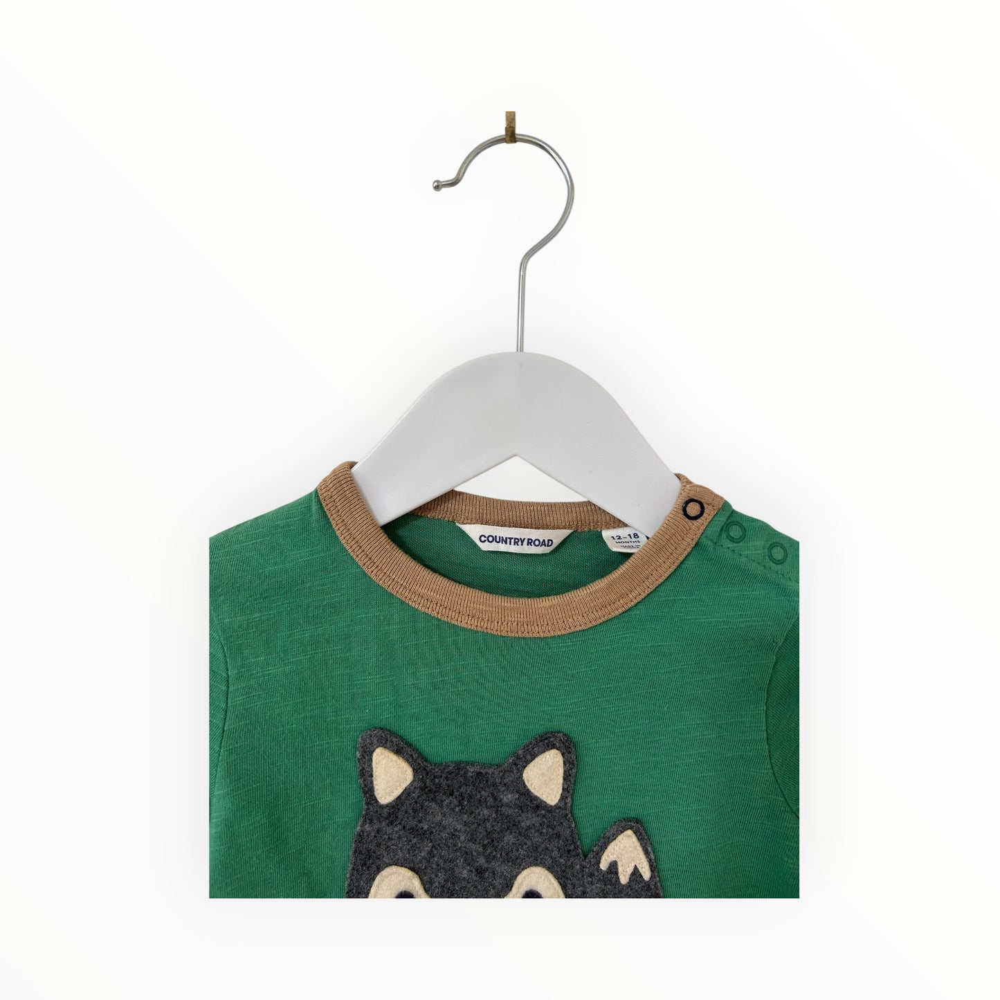 Country Road - Green L/S Shirt (12-18M)