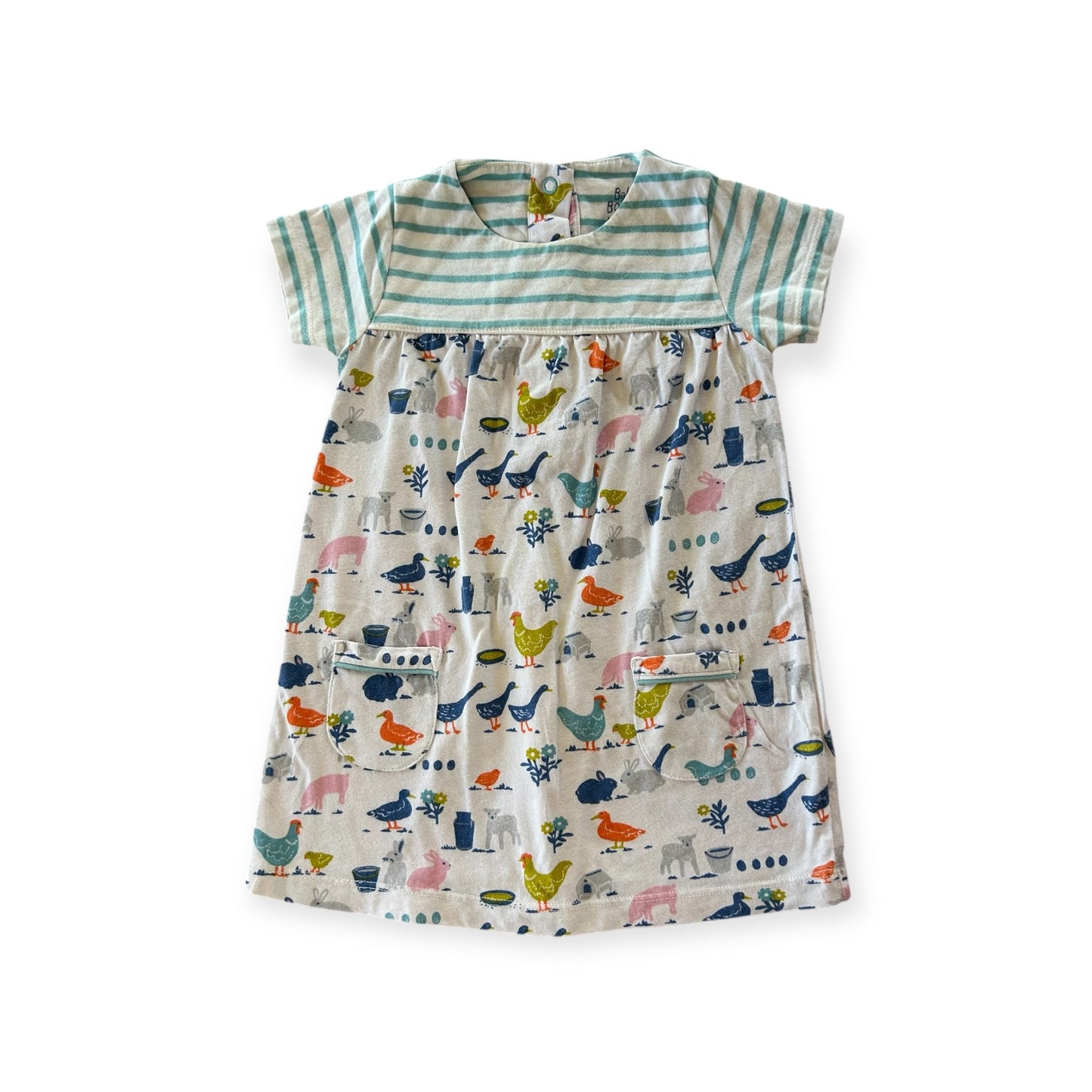 Mini Boden - On The Farm Dress (6-12M)