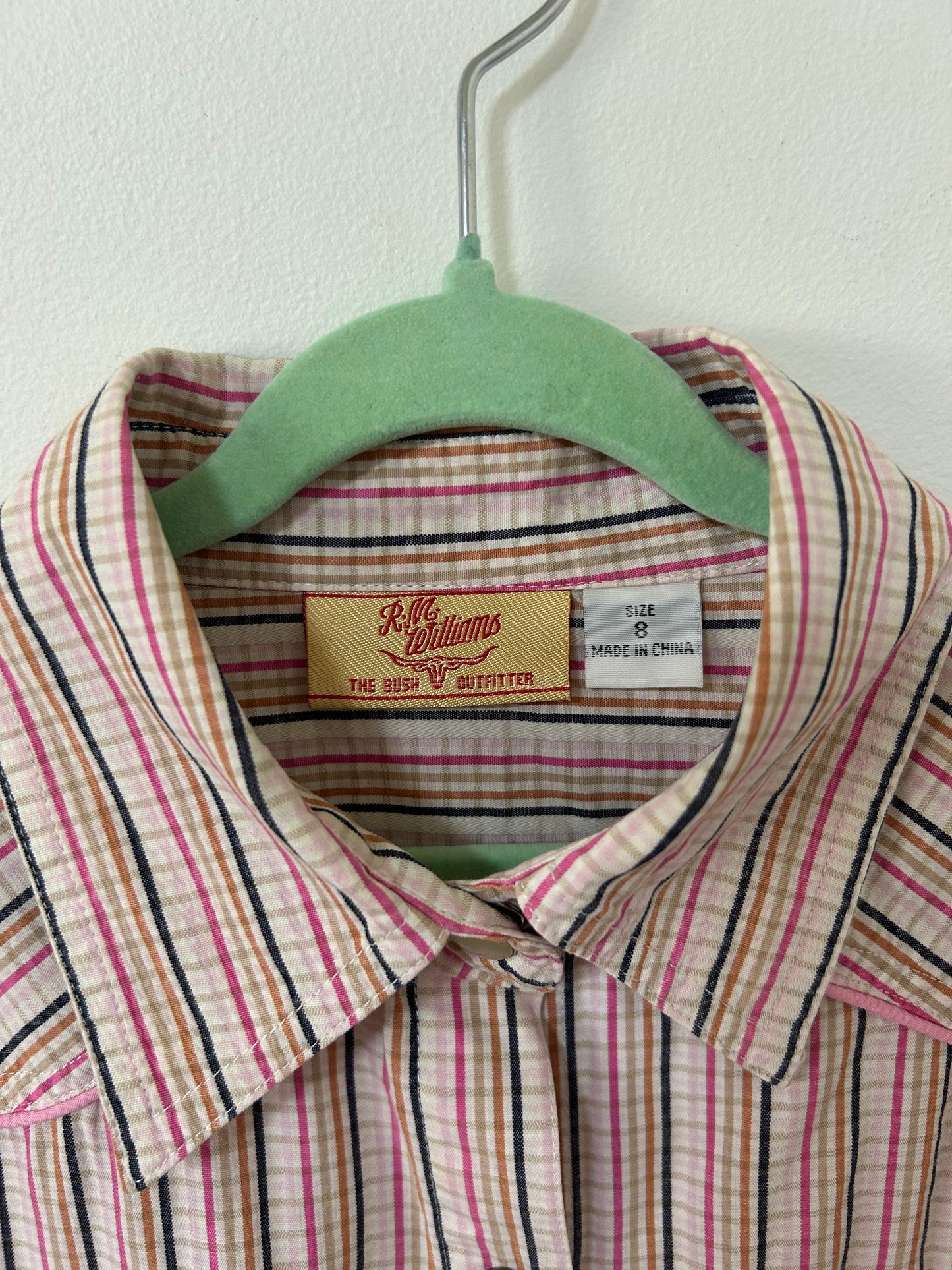 RM Williams - Girls Pearl Snap Shirt (8)