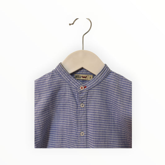 Battle - Blue Pinstripe Shirt (3)
