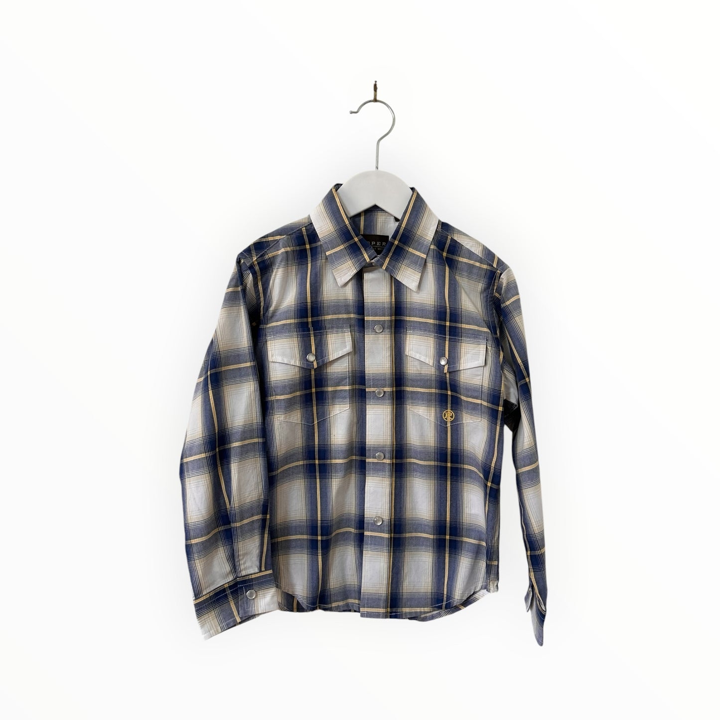 Roper - Pearl Snap Western Plaid Shirt (6-7)