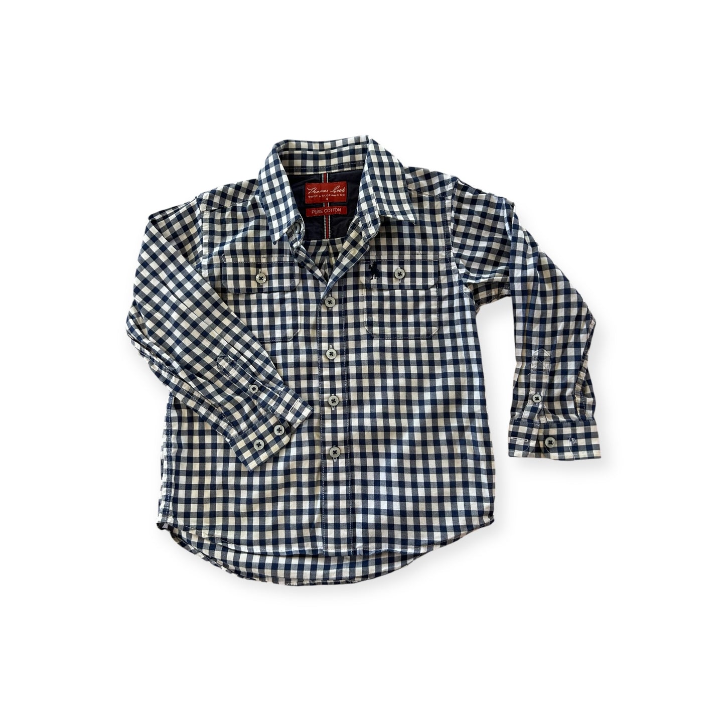 Thomas Cook - Blue Check Shirt (4)