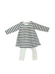 Petit Bateau - Onesie & Dress Stripe Suit (12M)