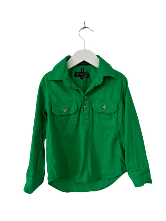 Pilbara - Green Workshirt (3-4Y)