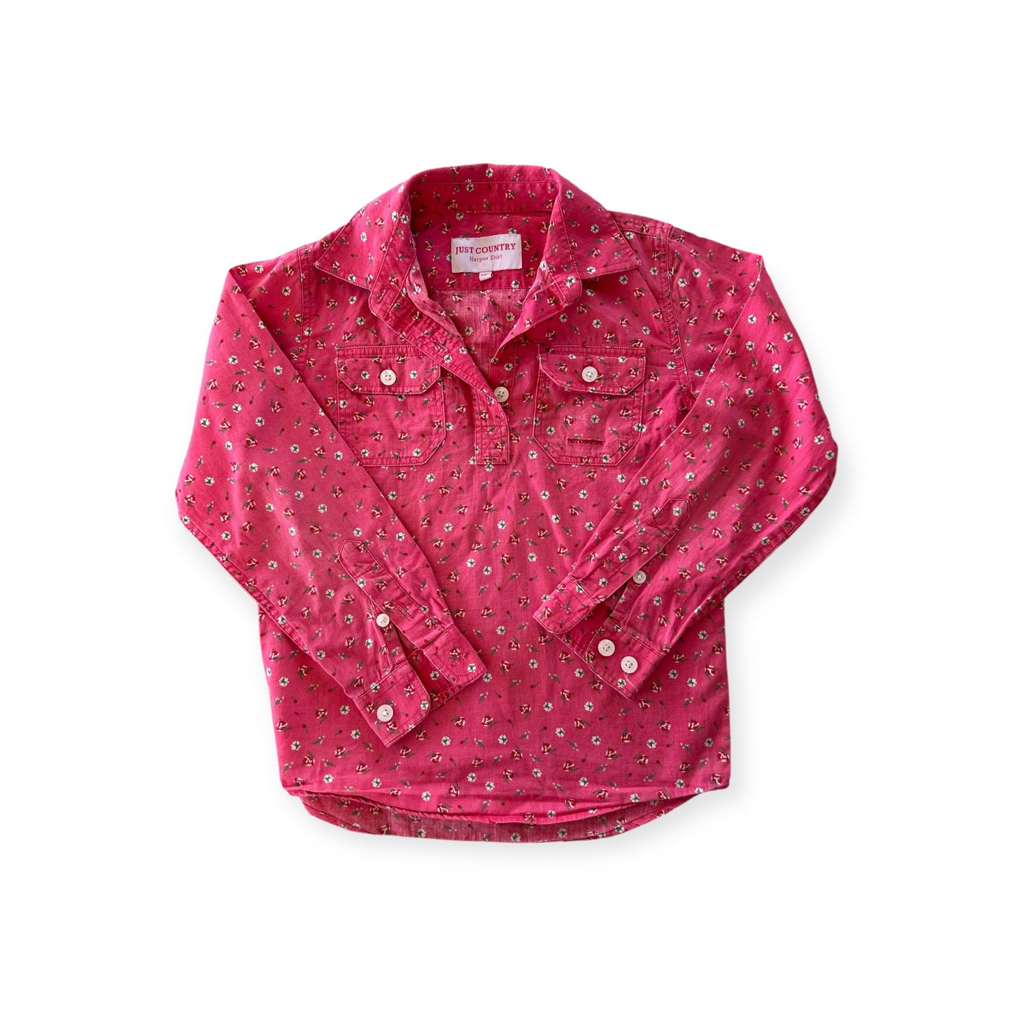 Just Country - Pink Floral Shirt (8)