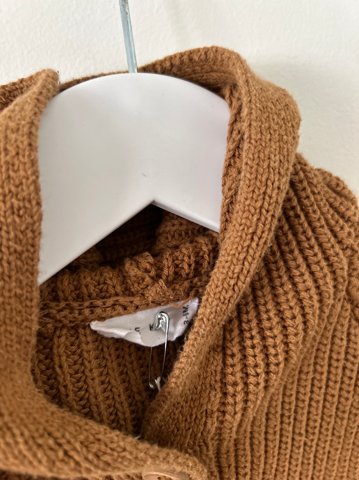 Jamie Kay - Brown Bear Knitted Cardi (3-6M)