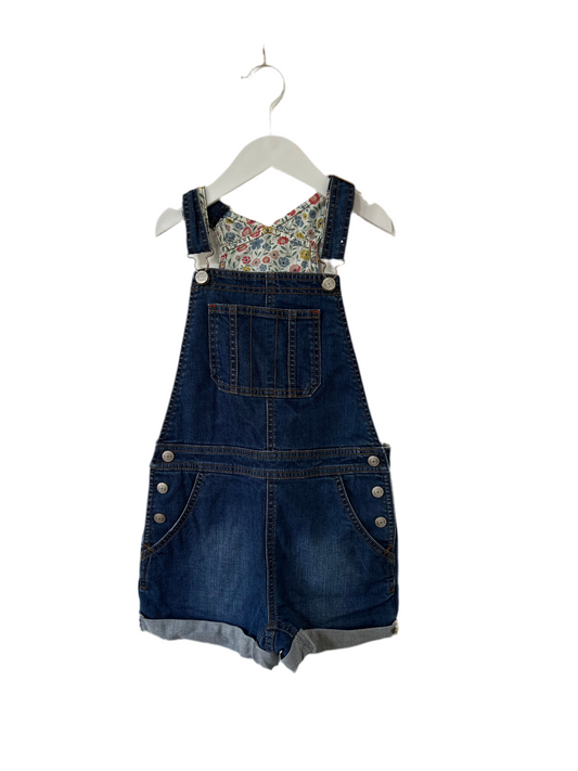 Mini Boden - Denim Short Dungarees (7-8)