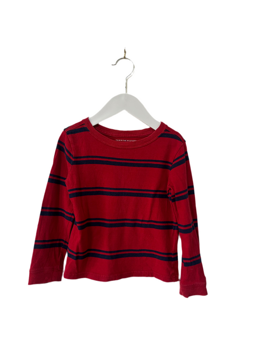 Tommy Hilfiger - Red Stripe Shirt (3T)