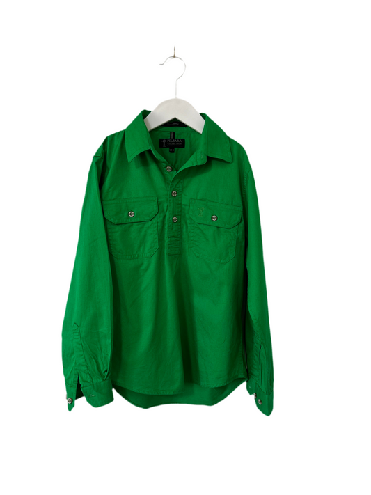 Pilbara - Green Workshirt (7-8)