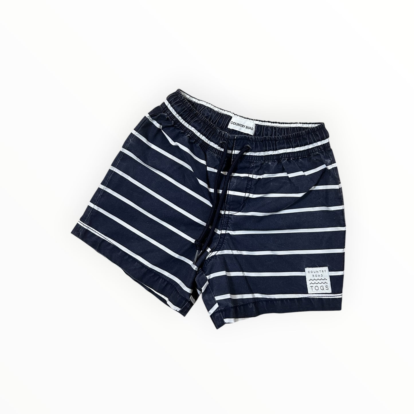 Country Road Togs - Navy White Stripe Board Shorts (4)