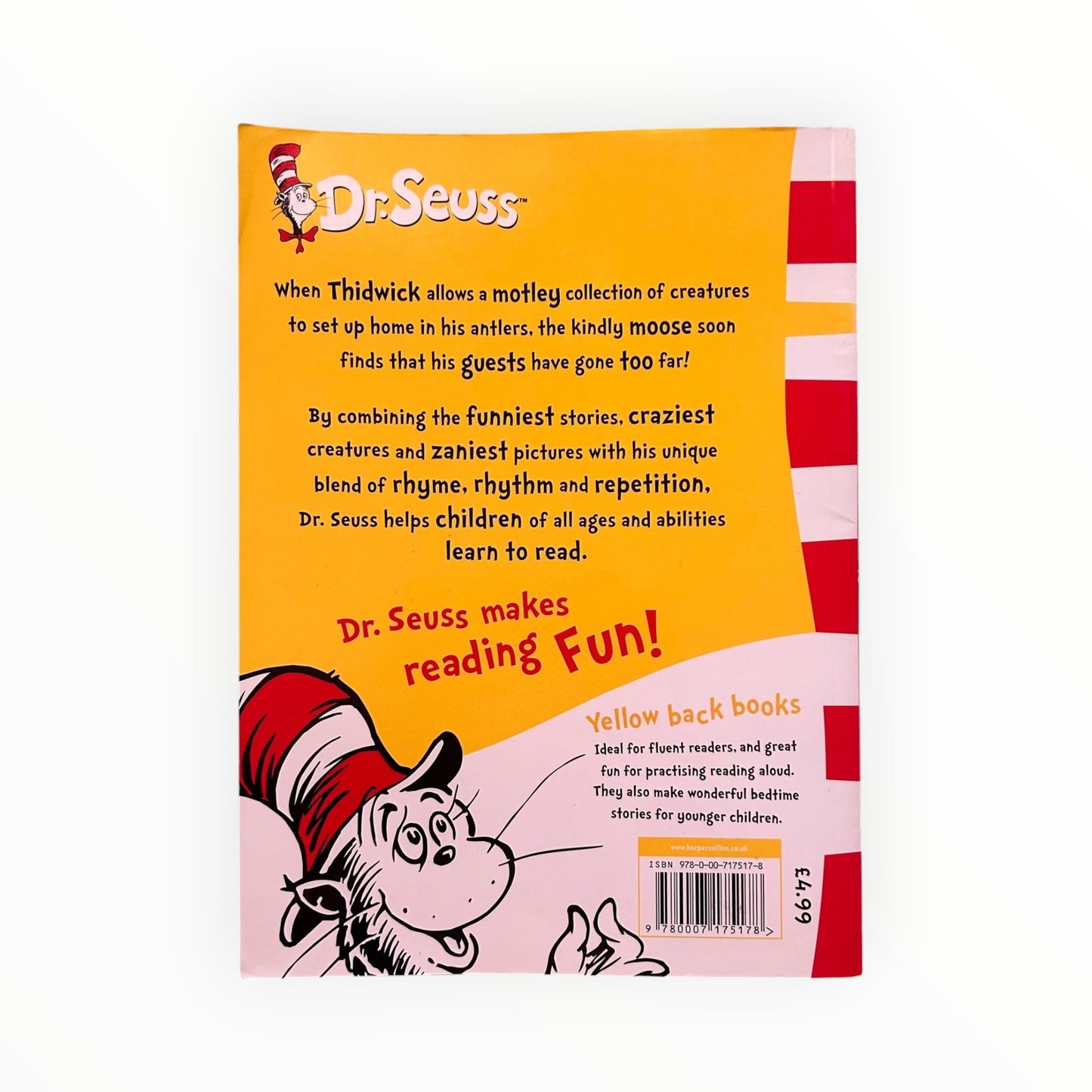 Dr Suess - Thidwick The Big-Hearted Moose (Softcover)