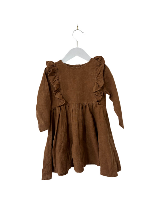 Blue Daisy - Linen Dress (2)