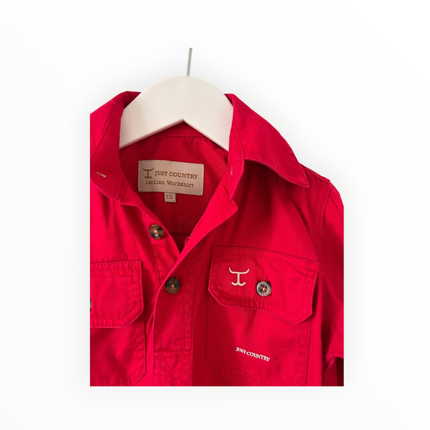 Just Country - Red Workshirt (3-4)