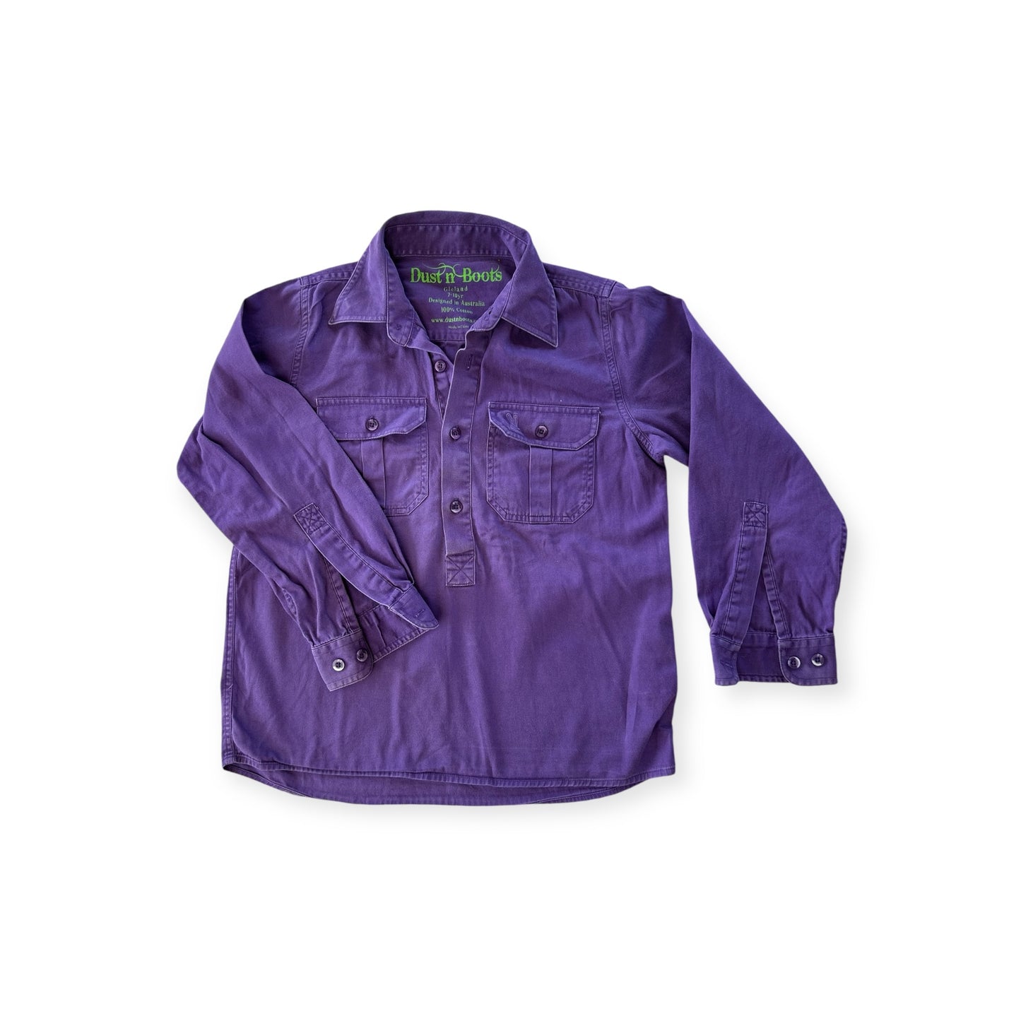 Dust N Boots - Gleland Purple Shirt (7-10Y)
