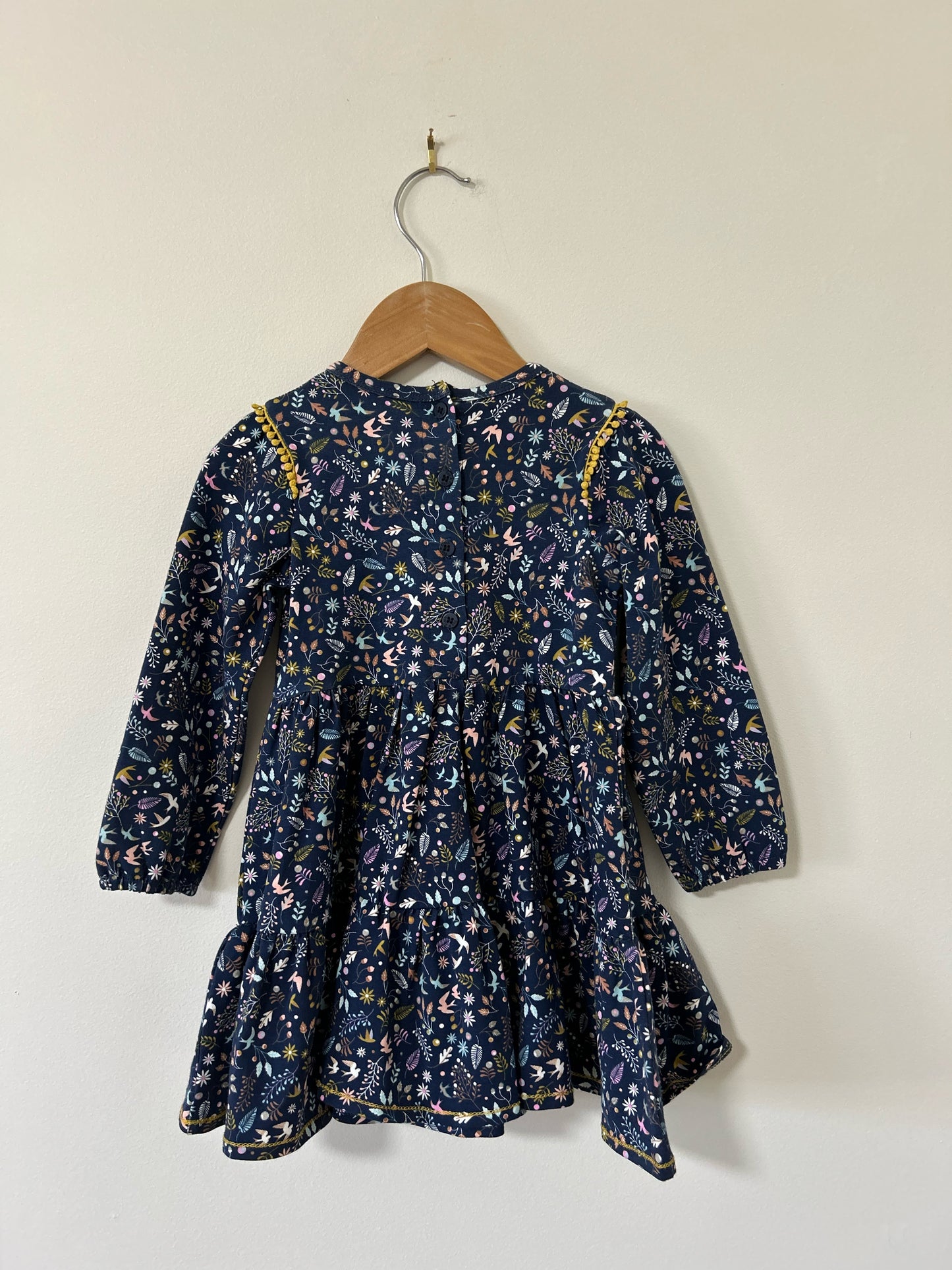 Fox & Finch - Navy Print Dress (2)