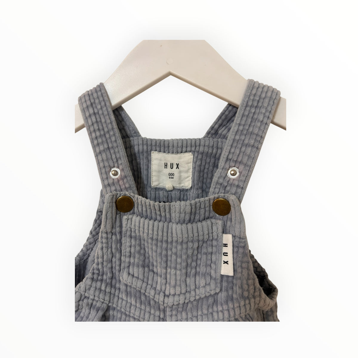 Hux - Blue Cord Overalls (000)