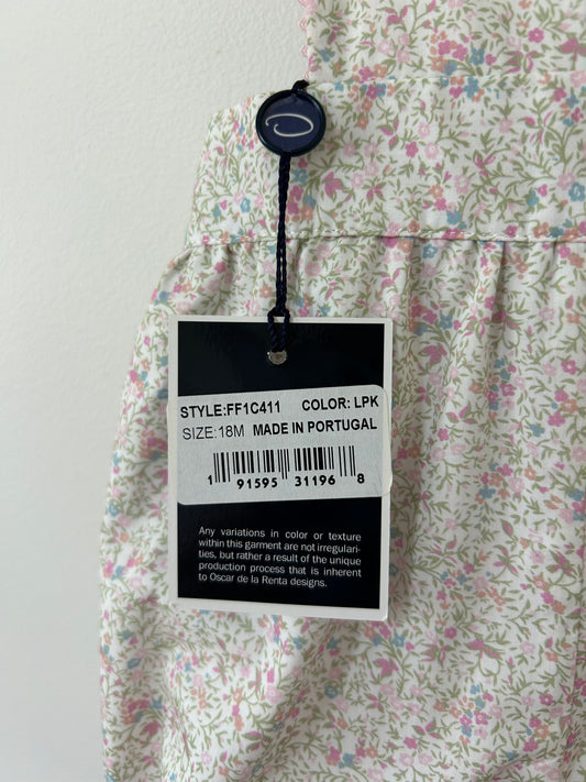Oscar de la Renta - Floral Playsuit (18M)